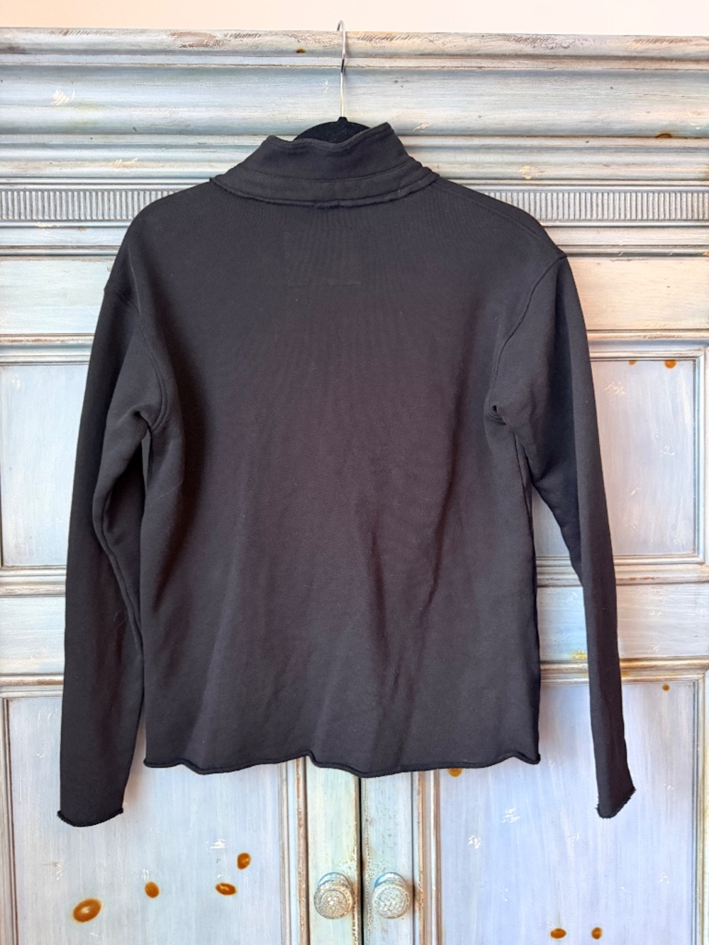 Frank & Eileen Patrick Popover Henley in Black Size XS - Picture 8 of 8